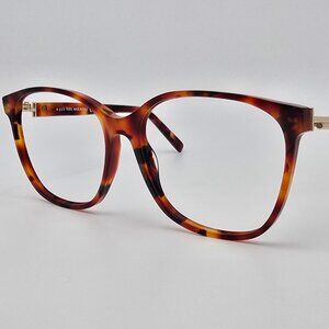 Tod’s TO5227 055 Havana Gold Eyeglasses Frame Italy 56-16-140